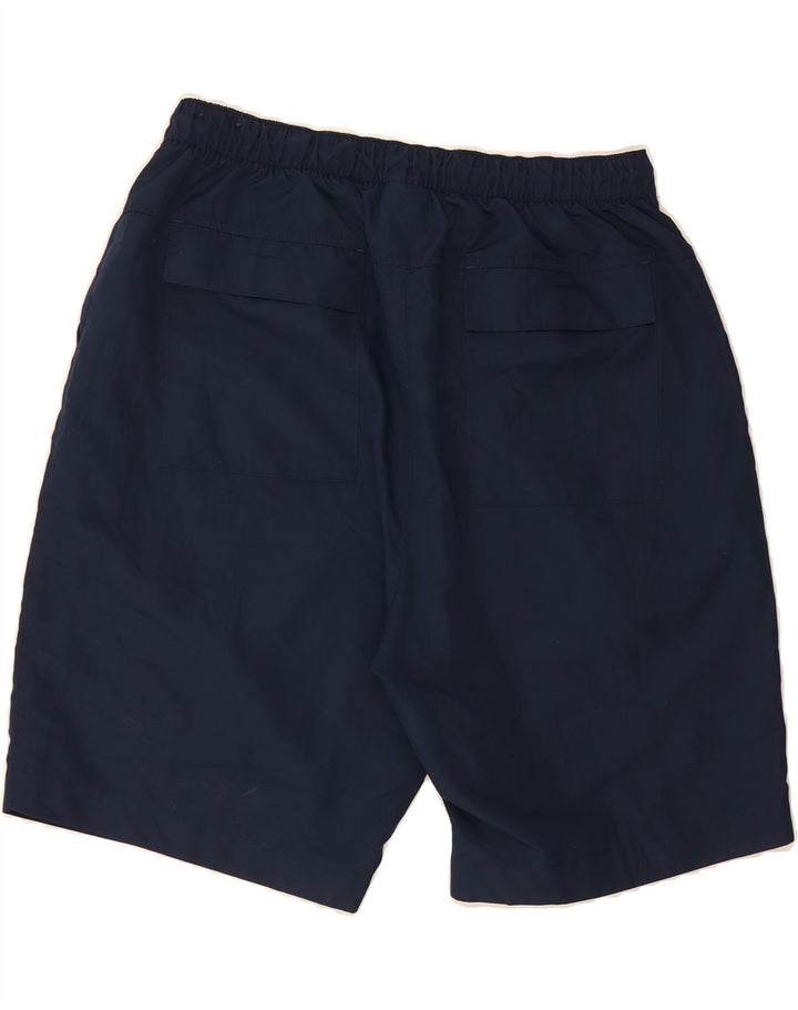 NIKE Mens Graphic Shorts Large  Navy Blue Polyester Vintage Nike and Second-Hand Nike from Messina Hembry 