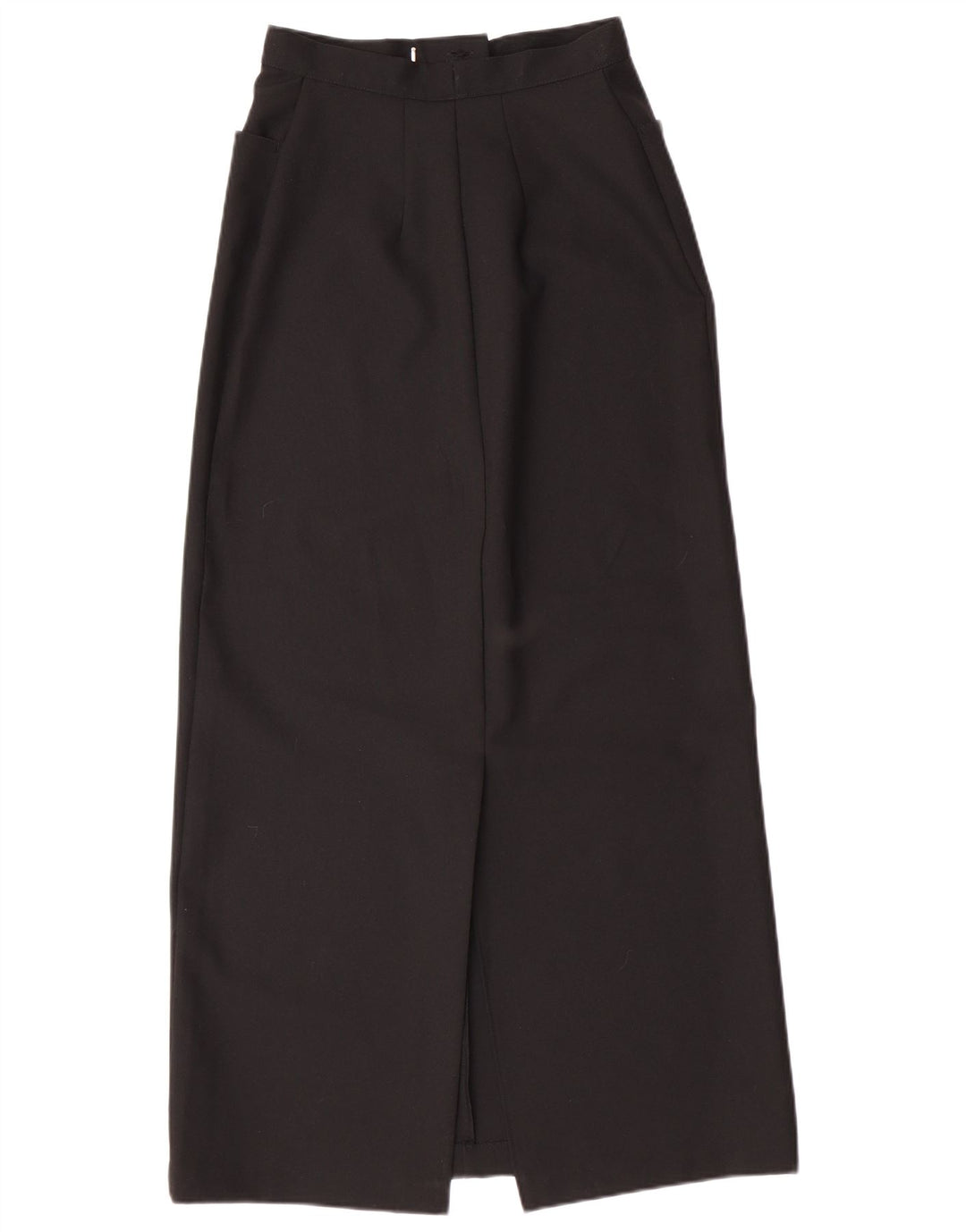 Gonna lunga da donna a vita alta BENETTON IT 44 media W25 poliestere nero