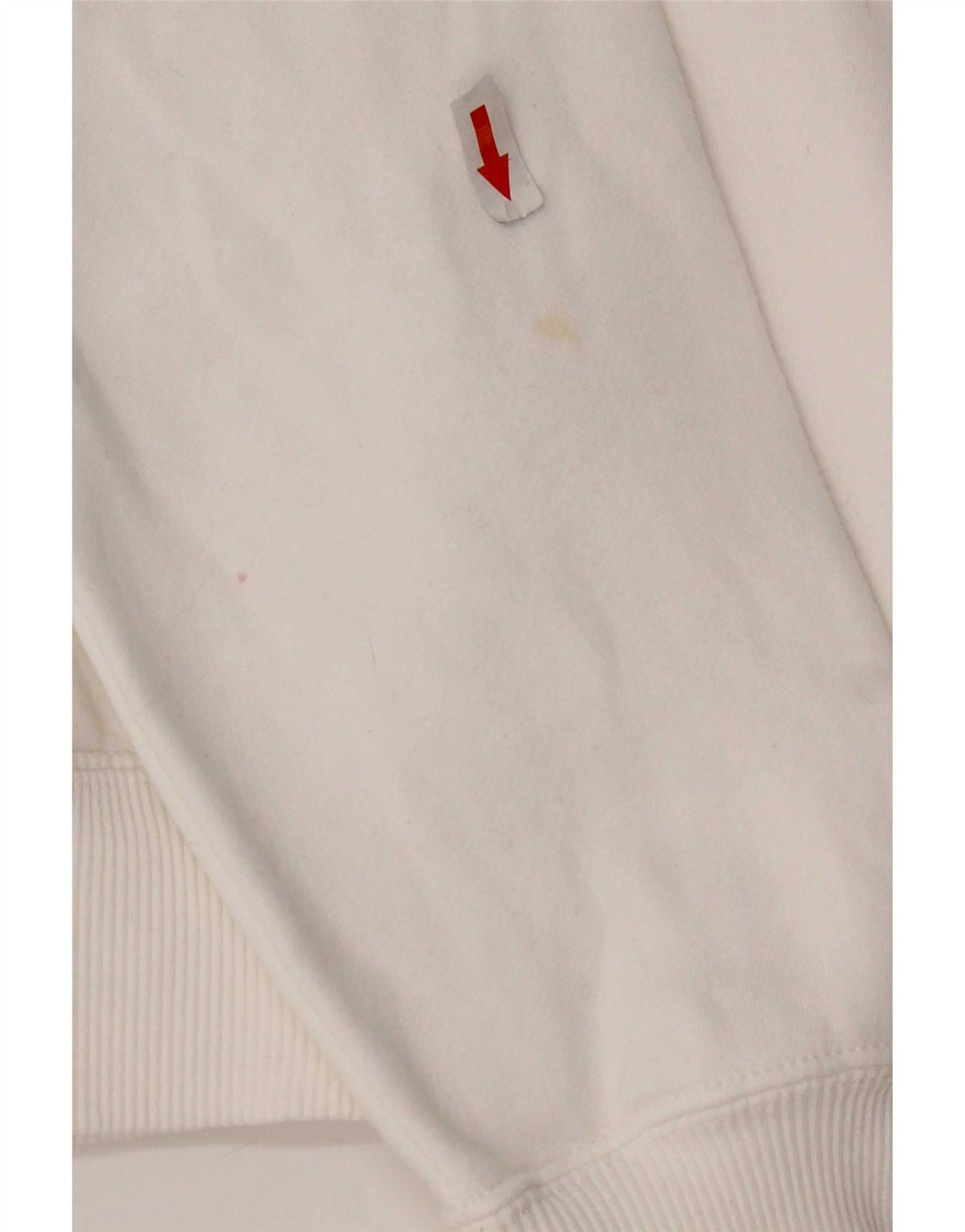 Giacca da ginnastica grafica da donna Nike UK 14 cotone bianco medio