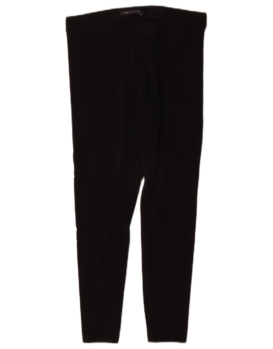 Leggings corti da donna Marks & Spencer UK 12 cotone nero medio