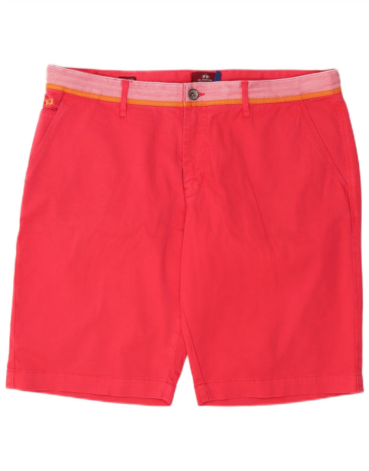 Pantaloncini chino da uomo LA MARTINA W40 XL rosso cotone