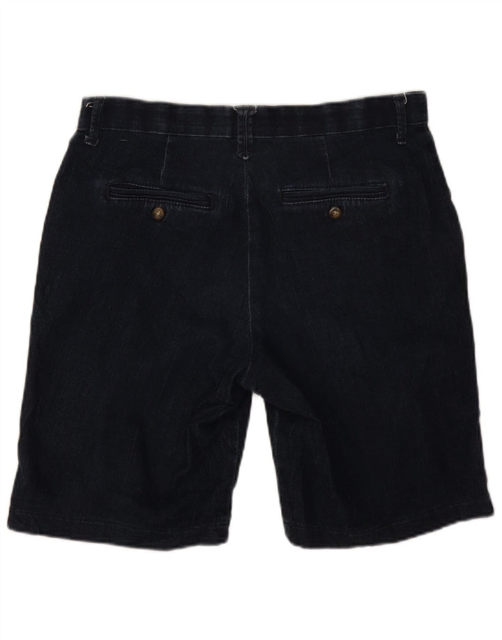 Pantaloncini di jeans da donna Lee US 10 Large W32 cotone blu navy