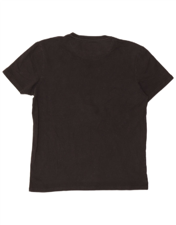 T-shirt da uomo Lyle & Scott Top in cotone nero medio