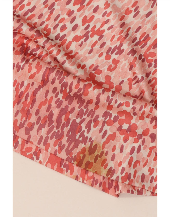 ANNARELLA Abito a trapezio da donna a maniche lunghe IT 46 Large Rosa Maculato