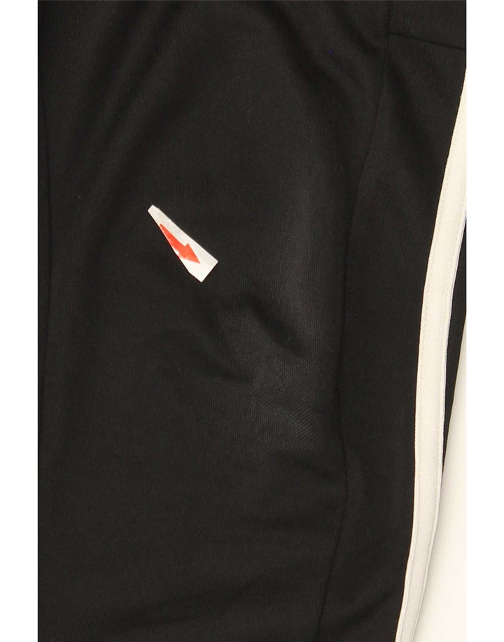 Pantaloni della tuta da donna Adidas UK 10 piccoli poliestere nero