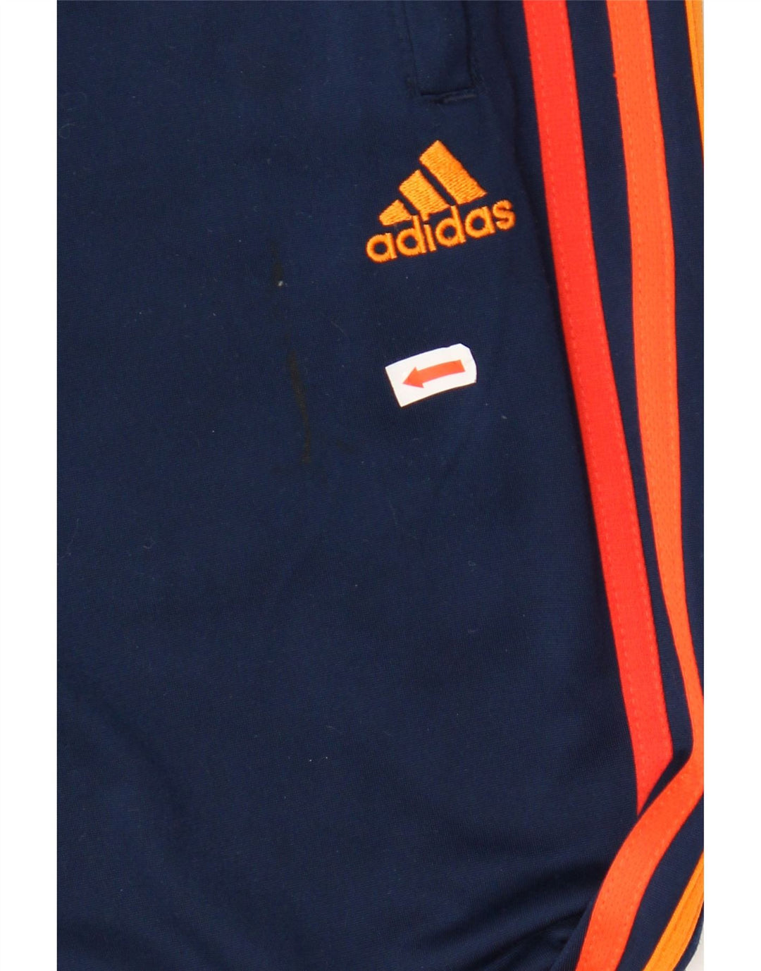 Pantaloni da tuta da uomo Adidas UK 40/42 Poliestere blu navy medio