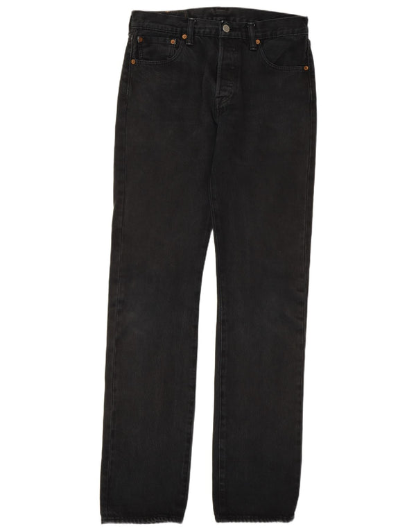 Levi's Uomo 501 Jeans dritti W29 L34 Cotone Nero