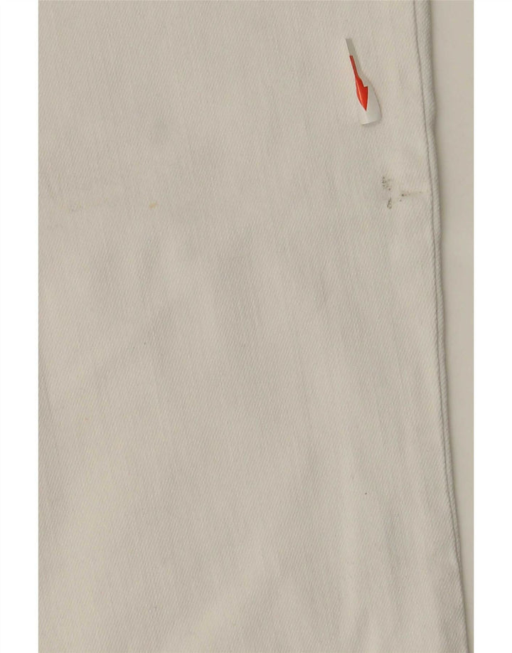 Jeans dritti da donna Massimo Dutti EU 42 Large W32 L26 Bianco