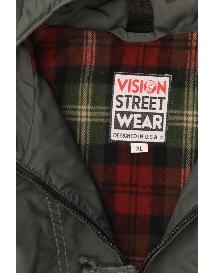 Giacca antipioggia da uomo Vision Street Wear UK 42 XL color kaki