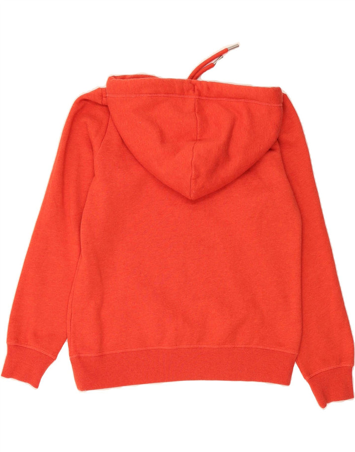 SUPERDRY Womens Hoodie Jumper UK 12 Medium Red Cotton Vintage Superdry and Second-Hand Superdry from Messina Hembry 