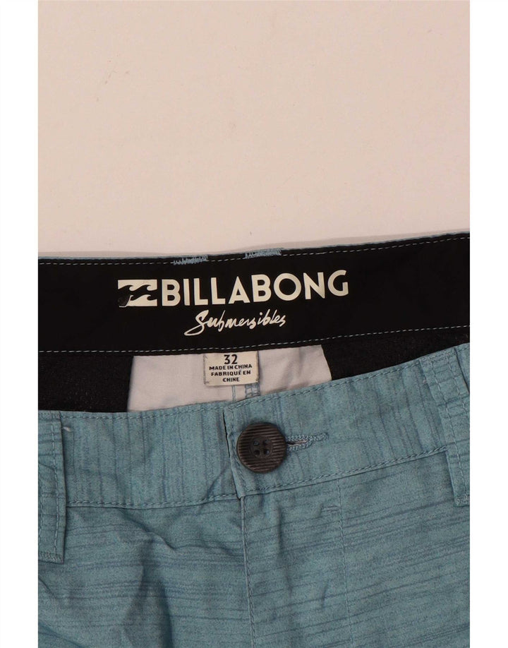 Pantaloncini chino da uomo Billabong W32 blu medio gessato