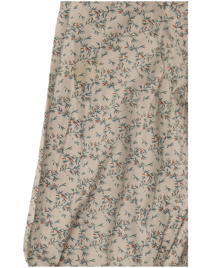 Camicia slim da uomo J. Crew in cotone floreale bianco medio