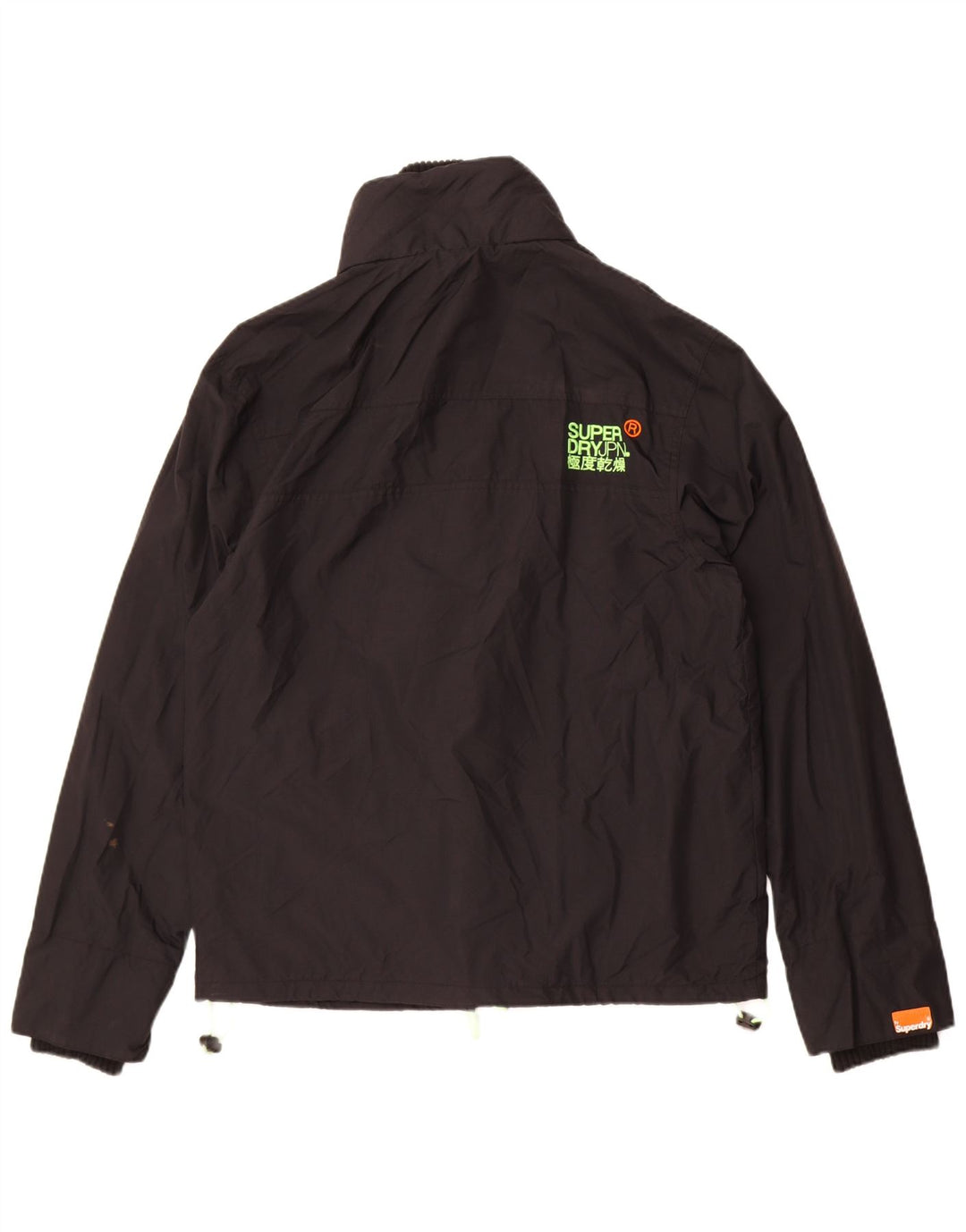 Giacca a vento da uomo Superdry Windcheater UK 42 XL nylon nero