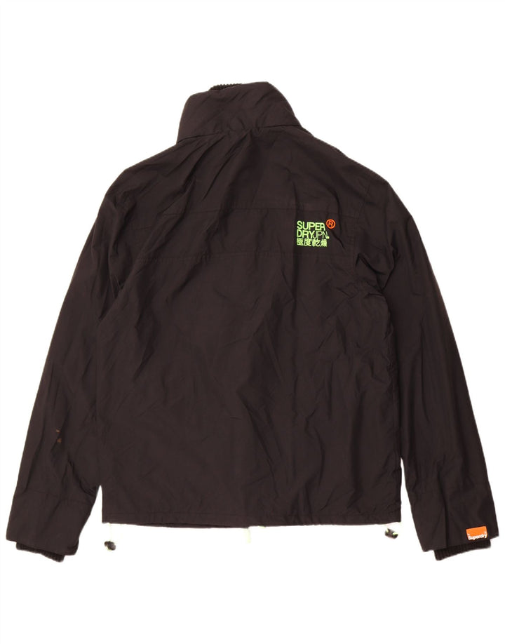 Giacca a vento da uomo Superdry Windcheater UK 42 XL nylon nero