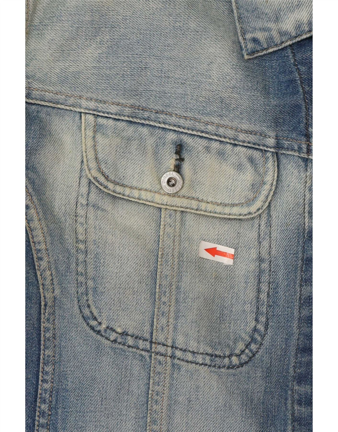 Giacca di jeans da uomo Diesel UK 42 XL cotone blu