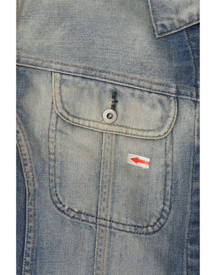Giacca di jeans da uomo Diesel UK 42 XL cotone blu