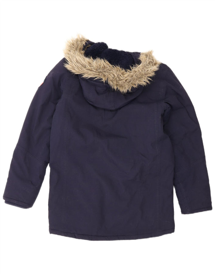 Giacca imbottita con cappuccio Berghaus per ragazzi 12-13 anni blu navy in poliammide