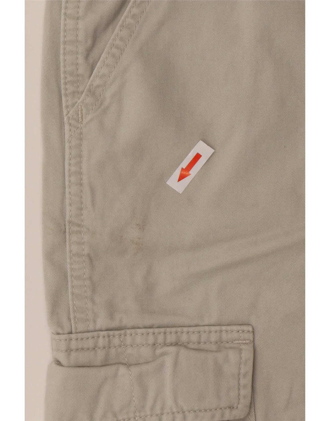 Pantaloncini cargo da uomo Wrangler grandi W36 in cotone grigio