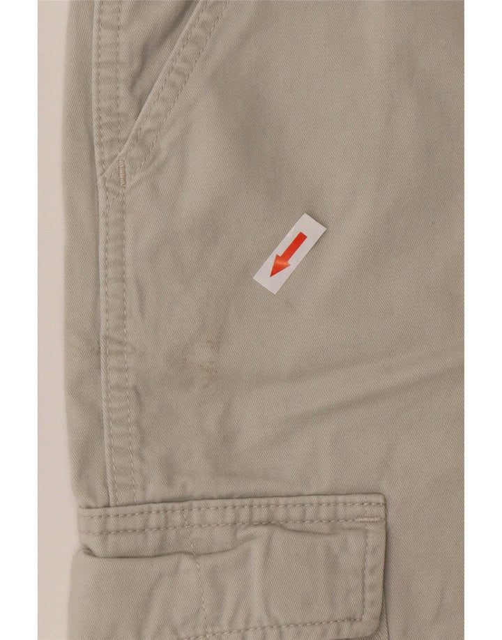 Pantaloncini cargo da uomo Wrangler grandi W36 in cotone grigio