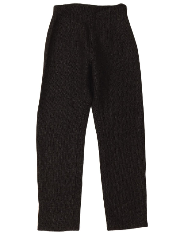 Pantaloni casual a vita alta da donna Krizia IT 42 medio W24 L29 Nero