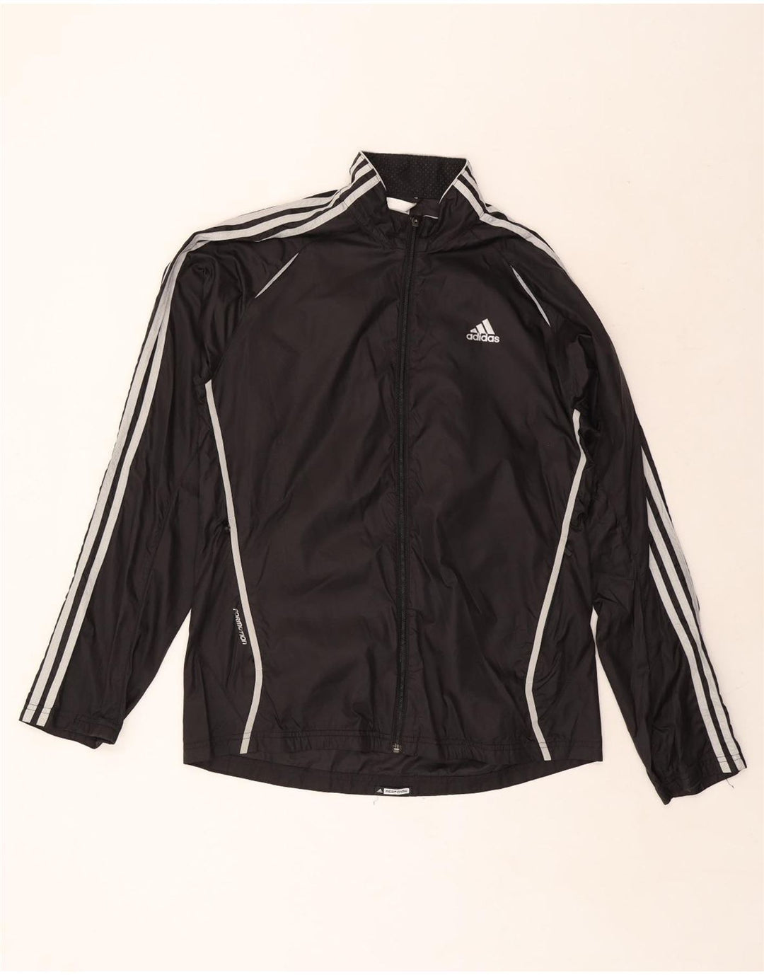 Giacca antipioggia da uomo Adidas UK 38 poliestere nero medio