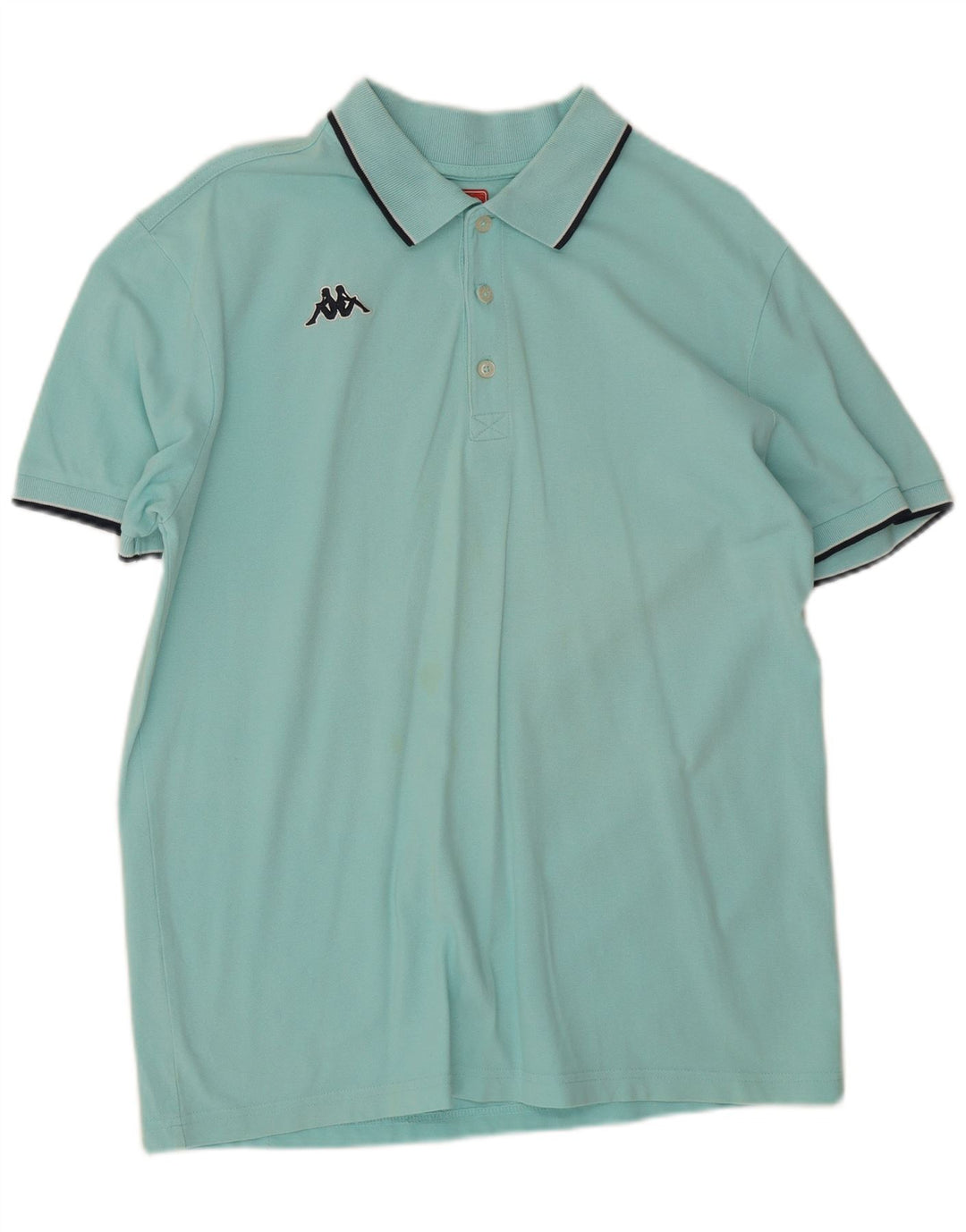 Polo Kappa Uomo XL Turchese Cotone
