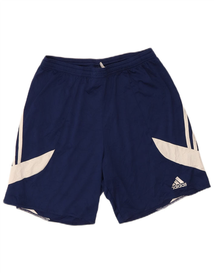Pantaloncini sportivi Adidas Climalite da uomo, colore blu navy medio