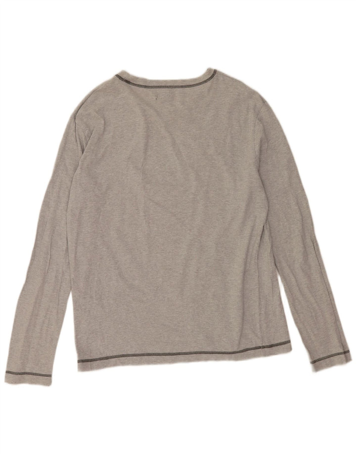 Levi's Uomo Top Manica Lunga Grande Cotone Grigio