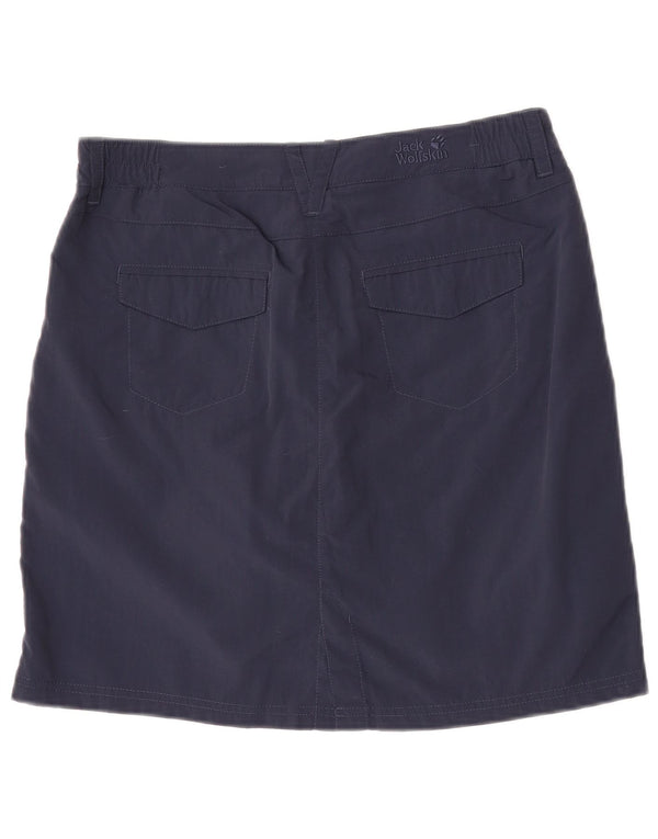 Minigonna da donna Jack Wolfskin UK 8 Small W30 Blu Navy Poliammide
