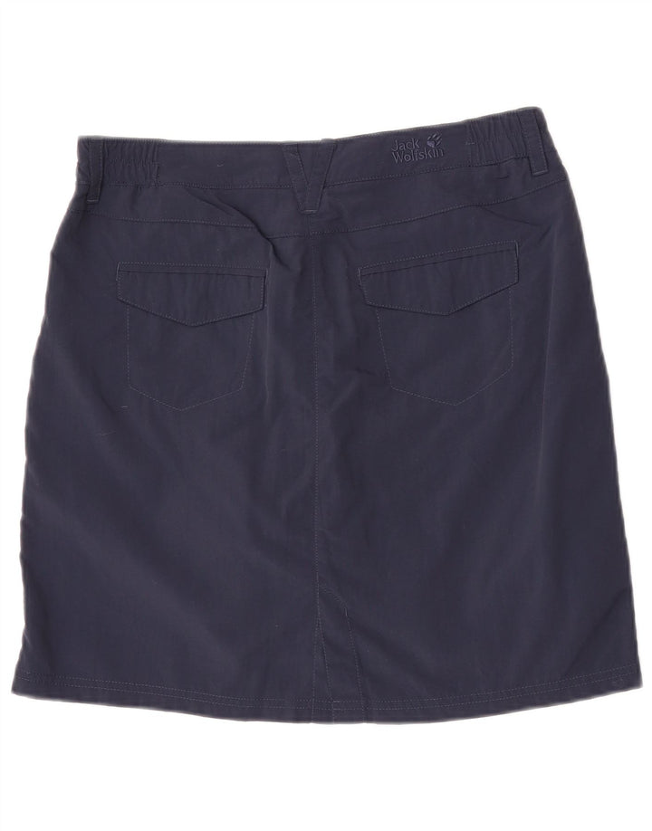 Minigonna da donna Jack Wolfskin UK 8 Small W30 Blu Navy Poliammide