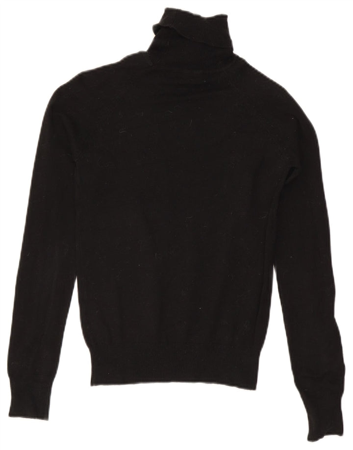 Maglione maglione a collo alto da donna Zara UK 8 piccolo nero