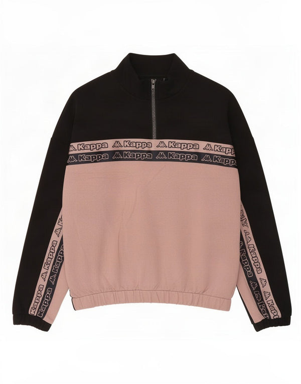 Felpa grafica Kappa da donna Tezenis UK 14 media nera