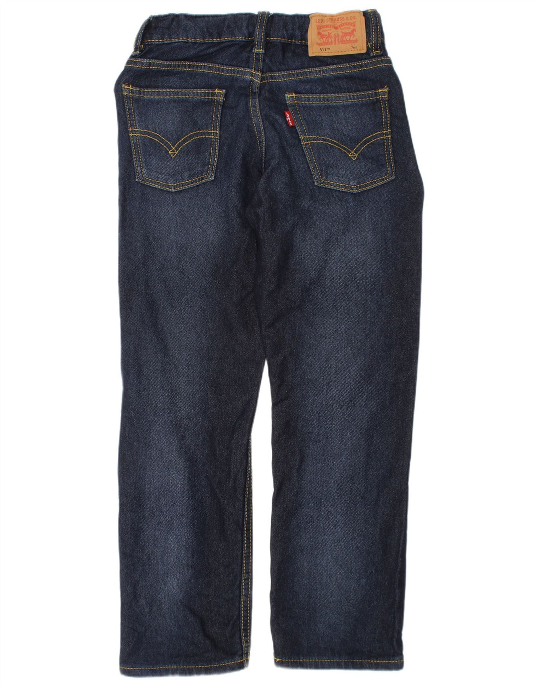 Levi's Ragazzi 511 Jeans Slim 6-7 anni W24 L22 Cotone Blu