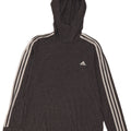 Maglione con cappuccio Climalite da donna ADIDAS UK 12/14 Poliestere grigio medio