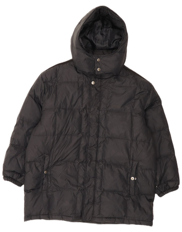 Geox Giacca imbottita con cappuccio Respira da uomo UK 42 XL Blu navy in poliammide