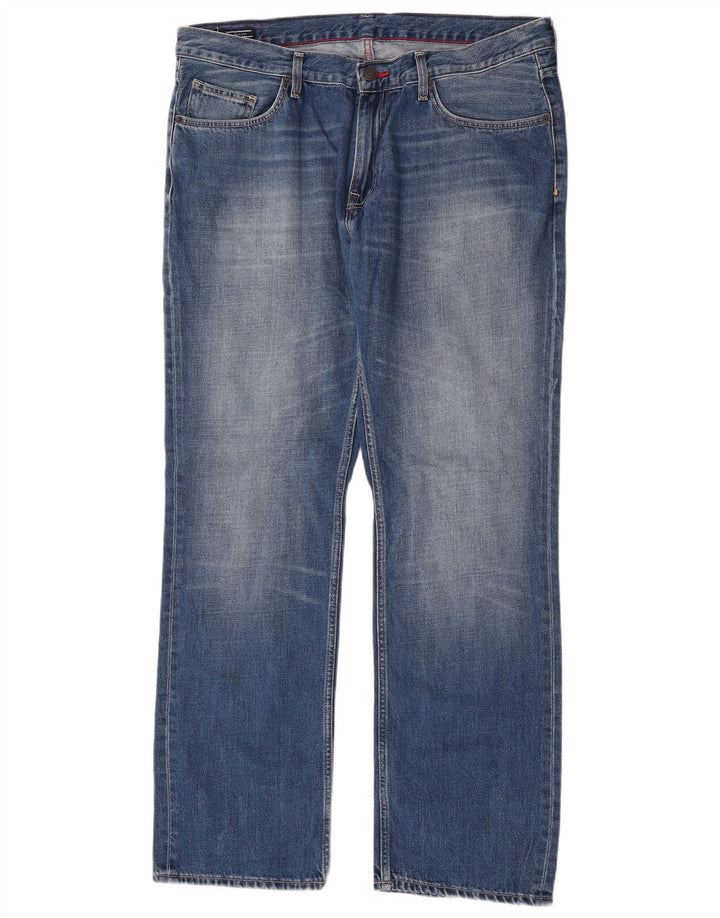 Jeans dritti da uomo Tommy Hilfiger W38 L32 cotone blu