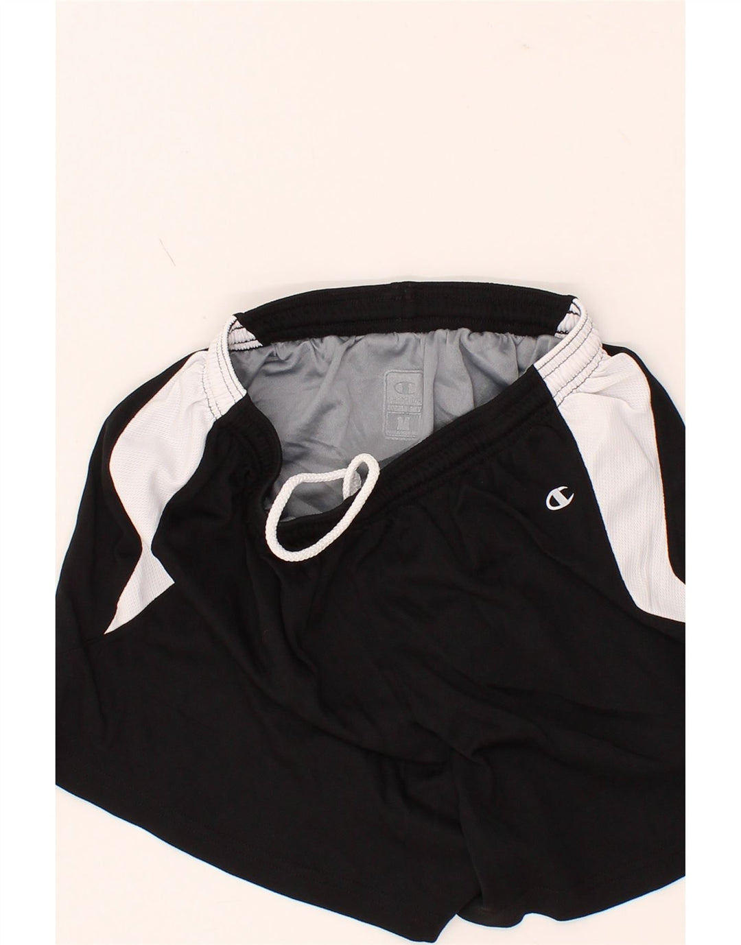 CHAMPION Boys Sport Shorts 9-10 Years Medium  Black Colourblock Vintage Champion and Second-Hand Champion from Messina Hembry 