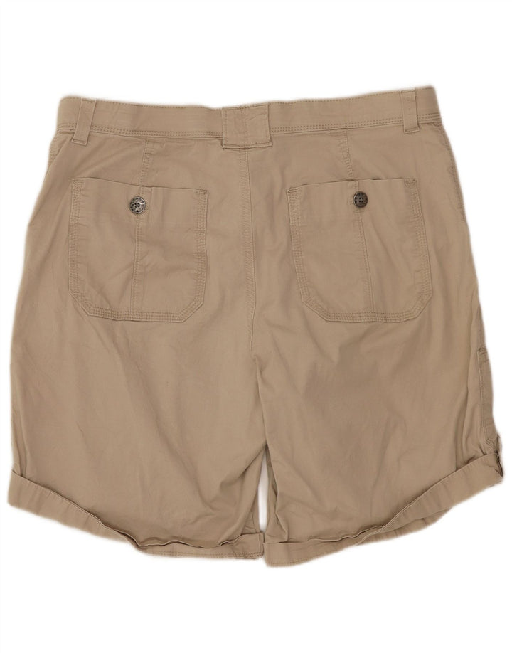 Pantaloncini cargo da donna Lee US 14 XL W34 cotone beige