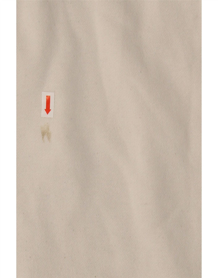 RIP CURL Felpa con cappuccio da uomo grande in cotone bianco