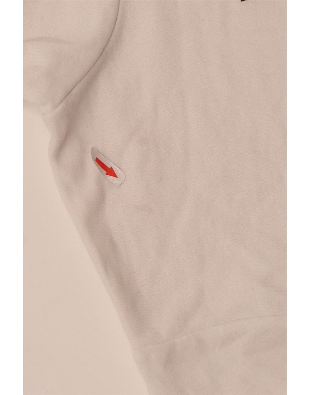 Maglione oversize con cappuccio da donna Levi's UK 14 cotone bianco medio