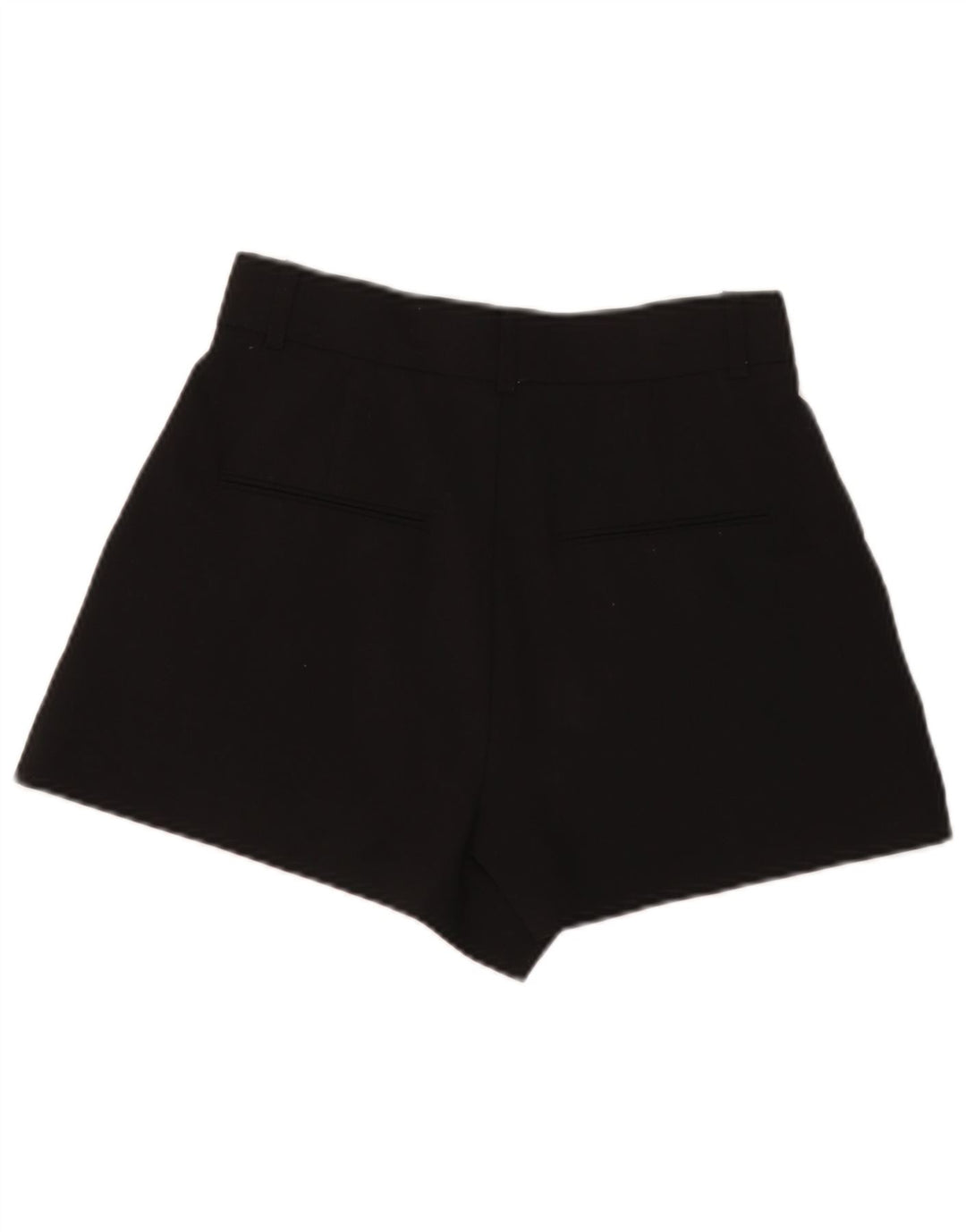 Pantaloni caldi a vita alta da donna Zara piccoli W26 poliestere nero