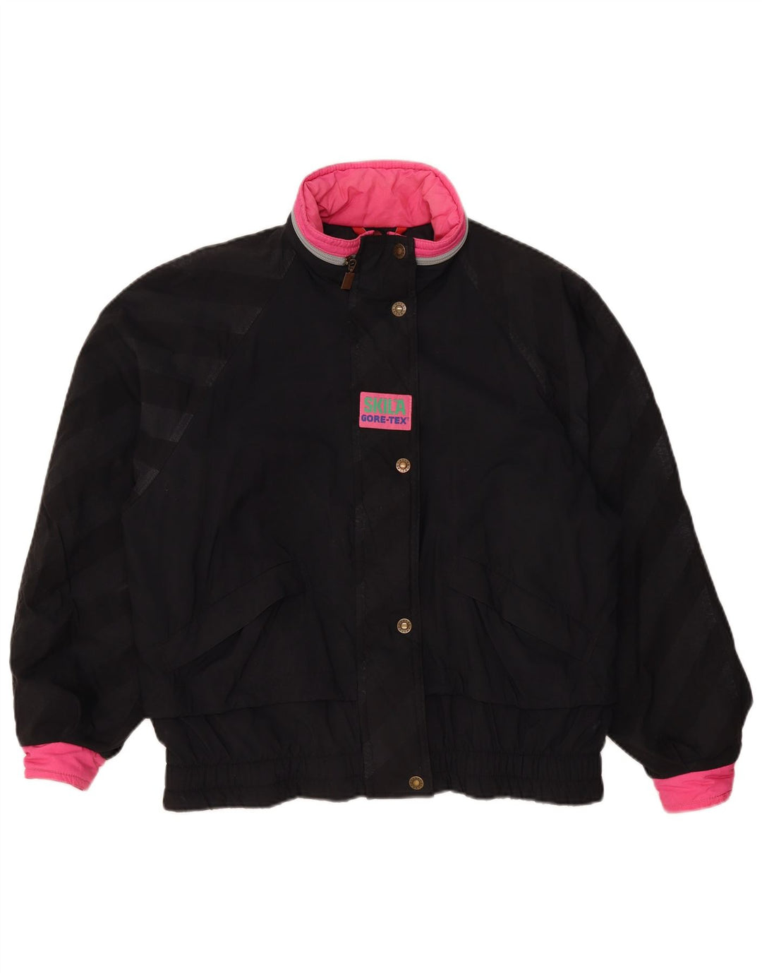 Giacca a vento oversize da donna Skila EU 36 Small Black Colourblock