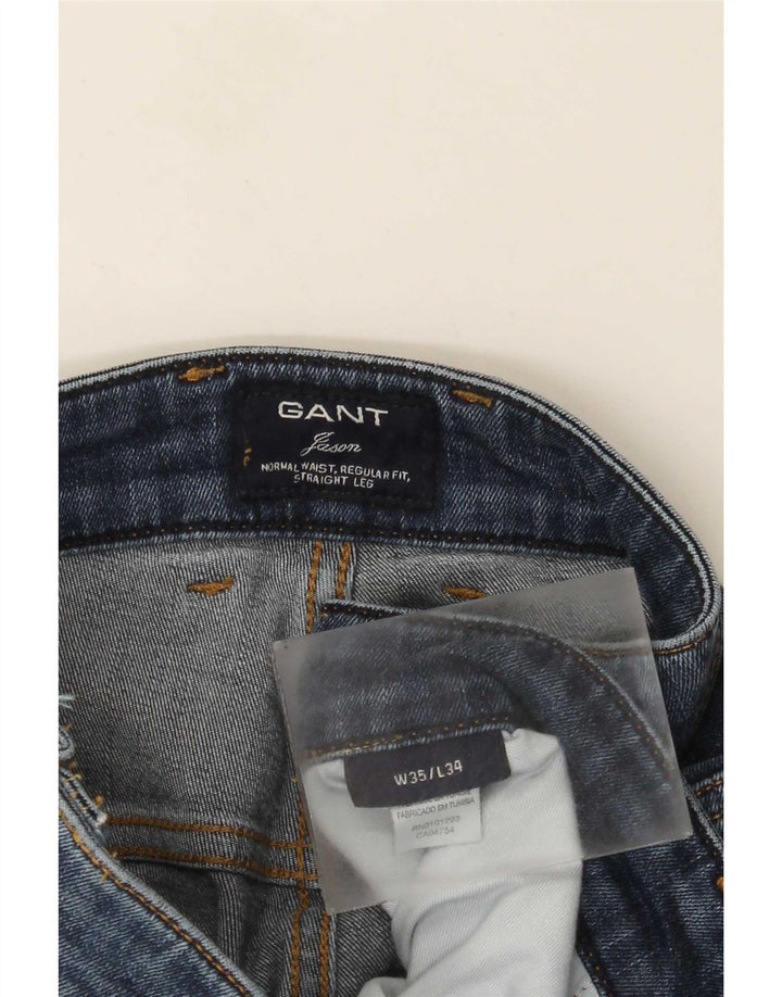 Gant Jeans dritti Jason Regular Fit da uomo W35 L28 Blu