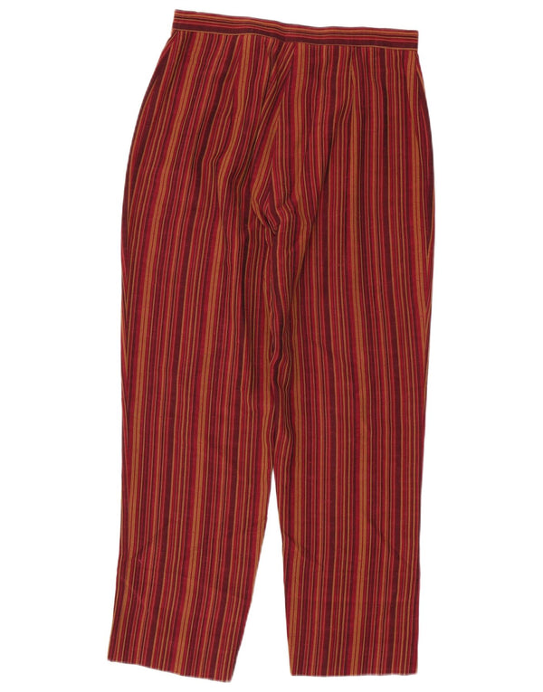 Pantaloni da abito affusolati da donna I Gabbiani EU 36 Small W26 L26 Rossi a righe