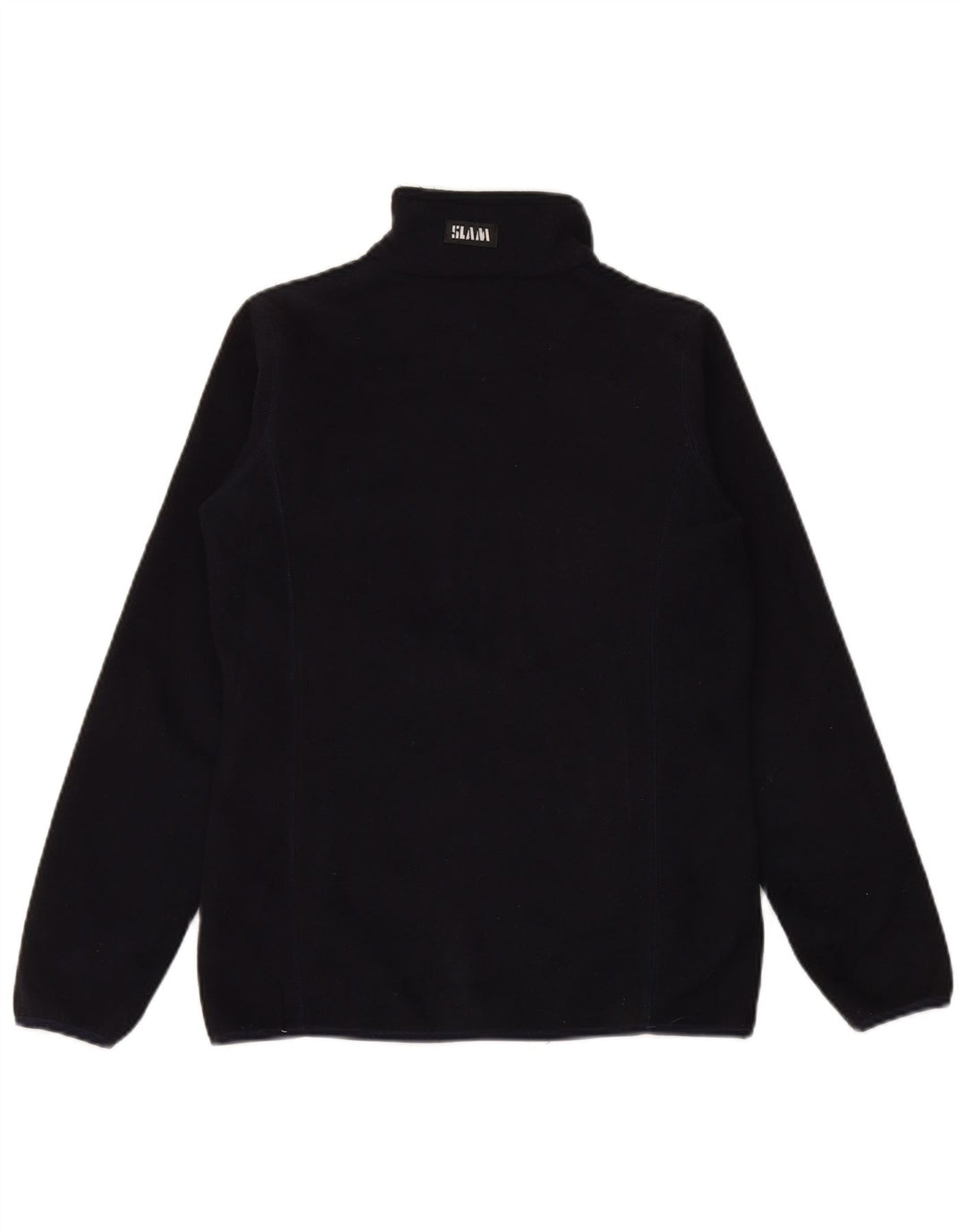 SLAM Womens Fleece Jacket UK 10 Small Navy Blue Polyester