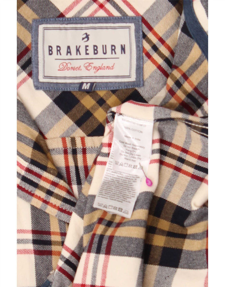 Brakeburn Camicia in flanella da uomo di cotone scozzese medio multicolore