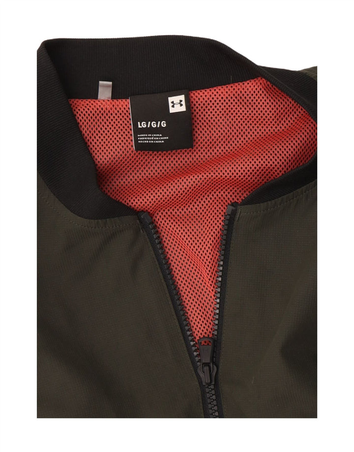 Giacca bomber grafica da uomo Under Armour UK 40 Large Khaki