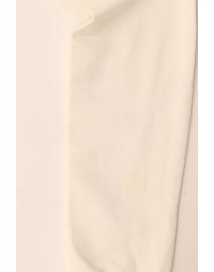 Giacca da ginnastica da donna Calvin Klein Jeans UK 12 media bianco sporco