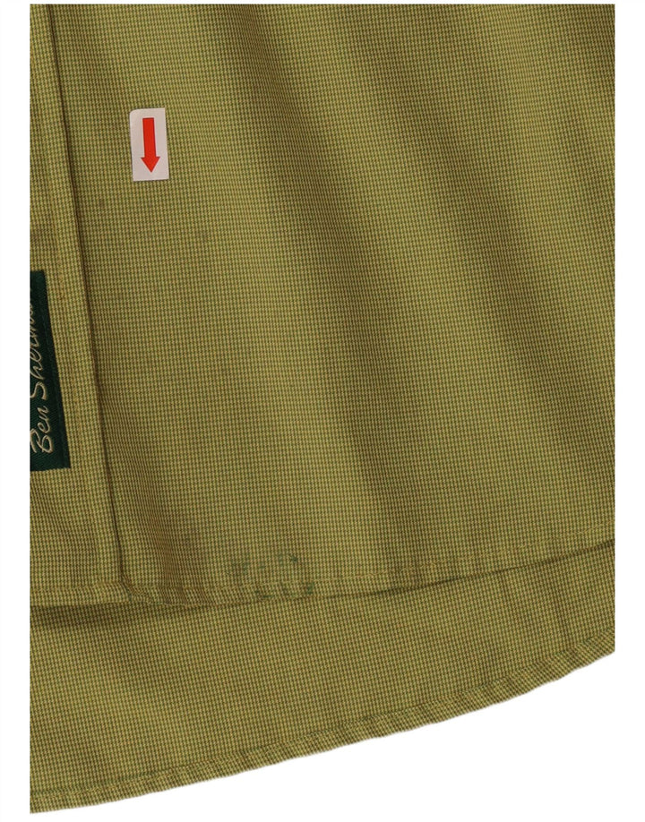 Camicia da uomo BEN SHERMAN XL verde pied de poule