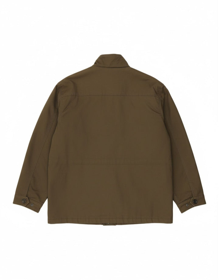 JAMES PRINGLE Mens Padded Utility Jacket UK 40 Large Khaki Cotton